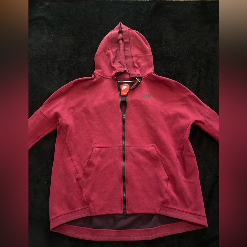 Cute Red Nike Zip Up